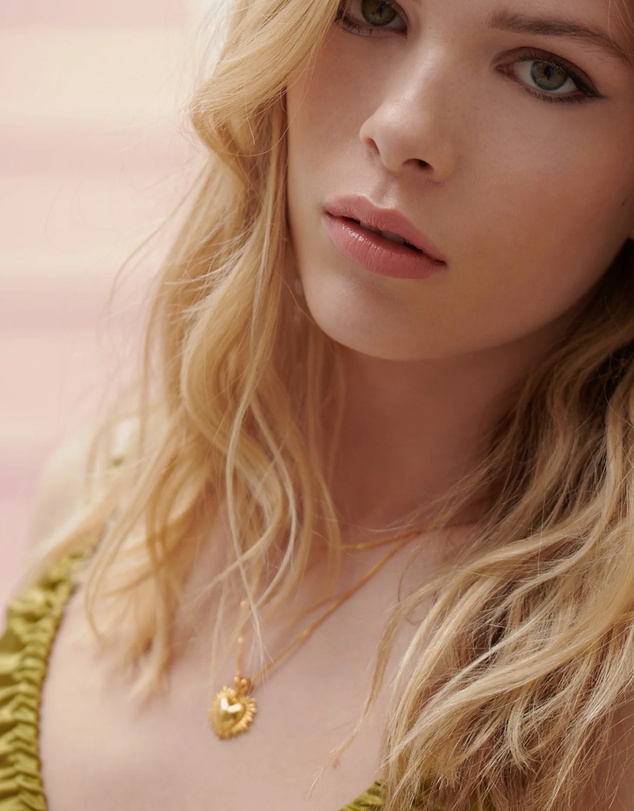 Rachel Jackson - Electric Deco Heart Necklace