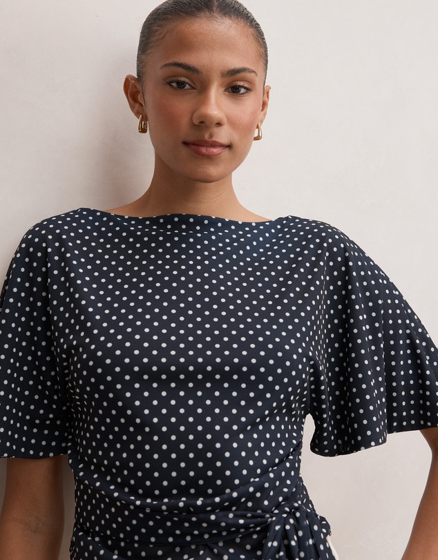 Forever New - Paige Flutter Sleeves Tie Back