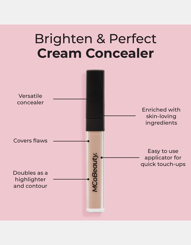 MCoBeauty - Brighten & Perfect Cream Concealer - Light 2 (Fair)