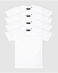 Xander - 4-Pack Blanc Tee