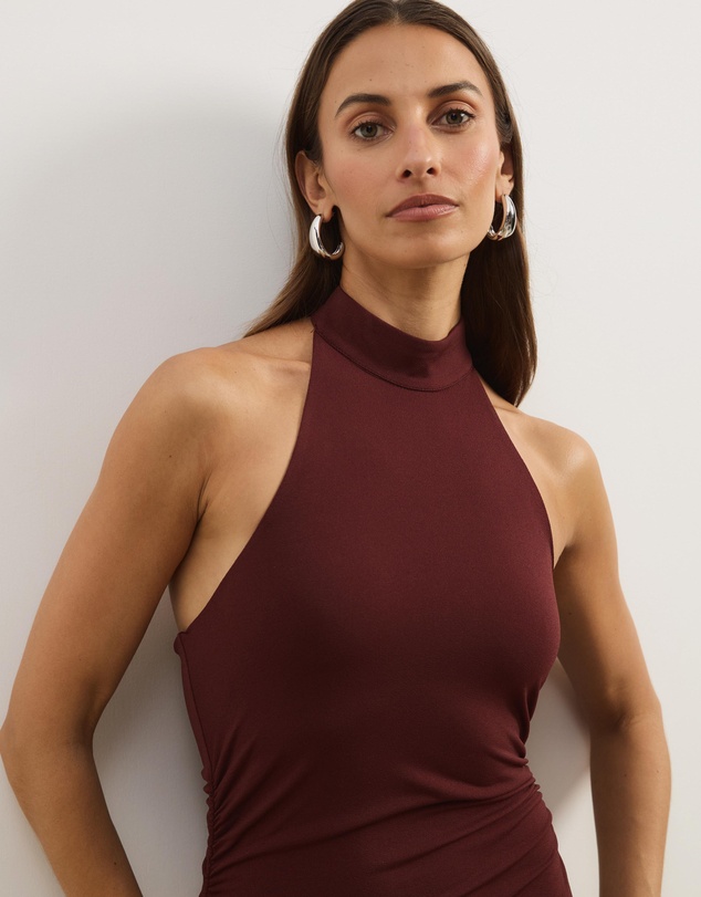 Atmos&Here - Ida Halter Neck Maxi Dress