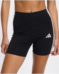 adidas Sportswear - Essentials 3-Stripes High Waisted Biker Shorts