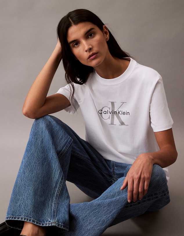 Calvin Klein Jeans - Embroidered Monogram Logo Tee