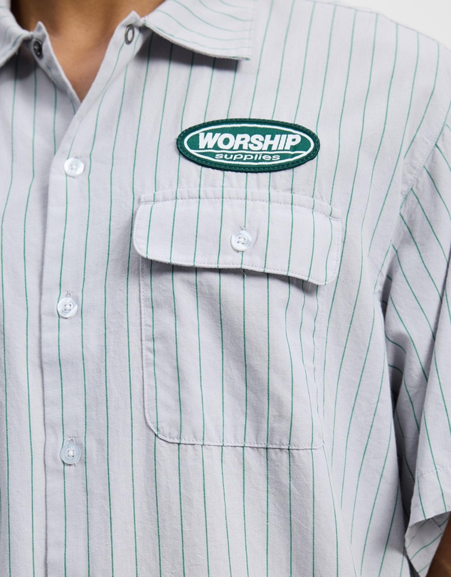 Worship - Service Stripe Short Sleeve Workshirt