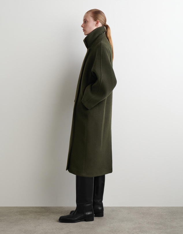COS - Oversized Double-Breasted Wool Coat
