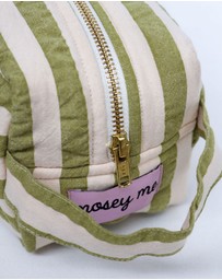Mosey Me - Seersucker Stripe Dopp Kit