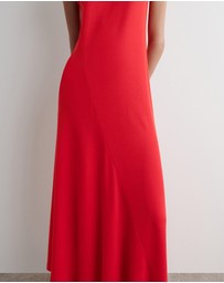 COS - Asymmetric Jersey Midi Dress