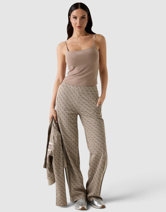 GUESS - High-Rise Logo Straight Leg Active Pants