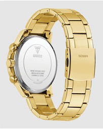 GUESS - GUESS Men's Gold Tone Multi-function Watch