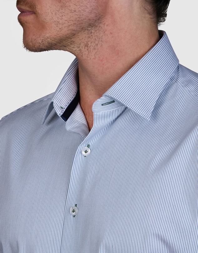 Abelard - Bamboo Blend Bengal Stripe Slim Fit Shirt