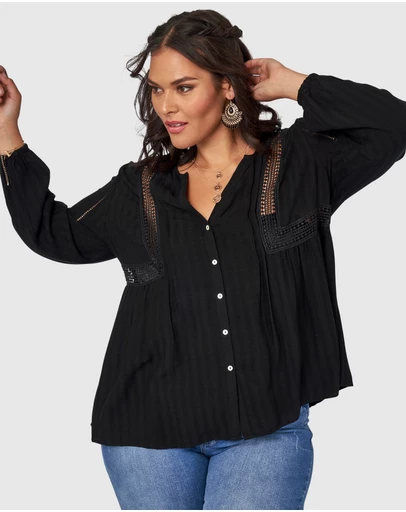 The Poetic Gypsy - Bridget Crochet Blouse