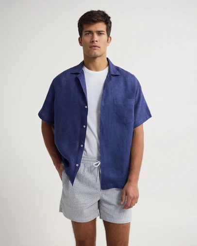 Oxford - Griffin Delave Linen Short Sleeve Shirt