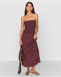 MINKPINK - Sierra Ruched Maxi Dress