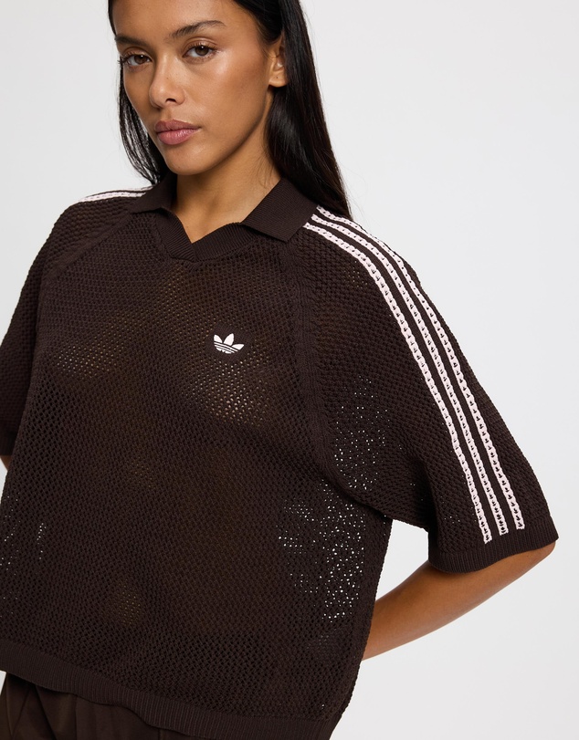 adidas Originals - Knitted Crochet Polo