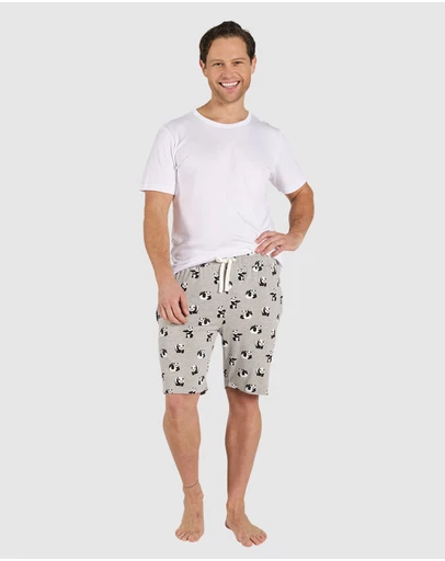 Bamboozld - Mens Panda Bamboo Jersey Lounge Short