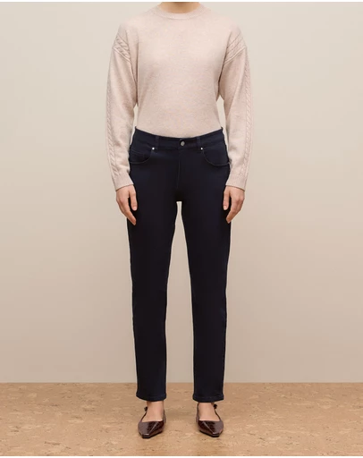 Trenery - Boyfriend Jean in Blue Black
