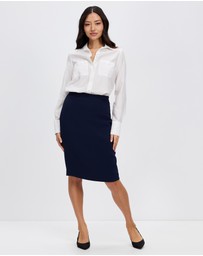 Farage - Eden Crepe Skirt