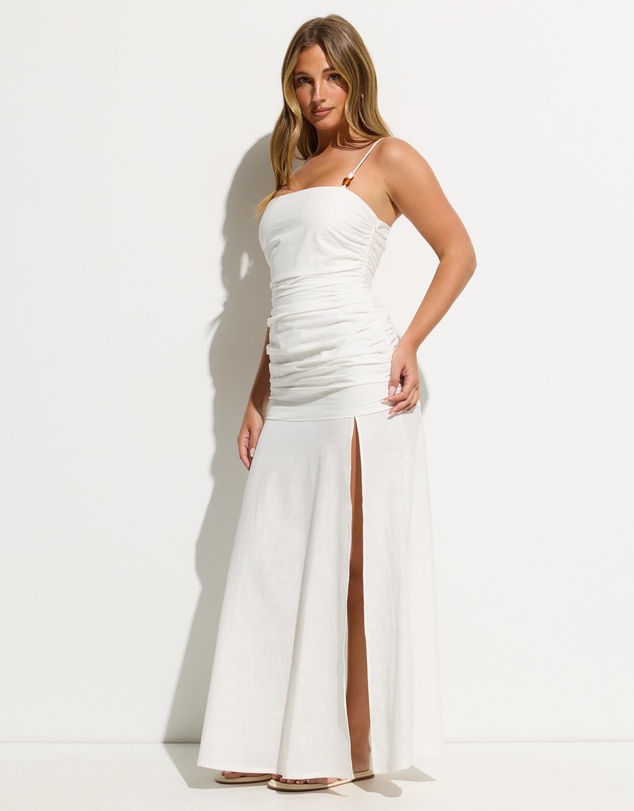 Dazie - Amber Cotton Beaded Maxi Dress