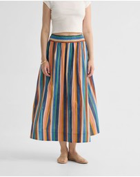 Oxford - Bronte Striped Skirt