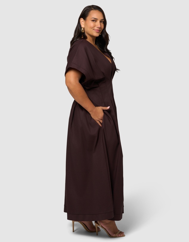 Pink Dusk by Curve Project - Magnetic Pull Maxi Dress