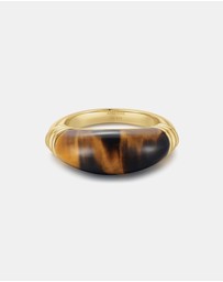 Ania Haie - Ania Haie Gold Tiger Eye Statement Ring