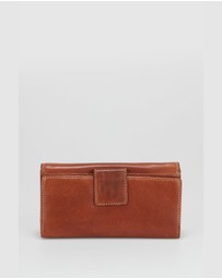 Evity - RFID Maya Leather Large Clutch