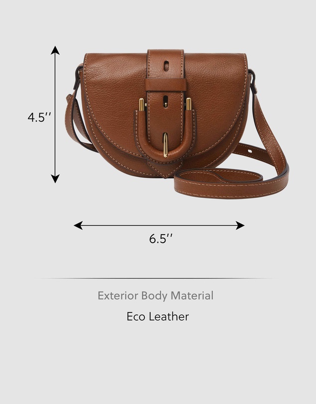 Fossil - Harwell Brown Crossbody Bag