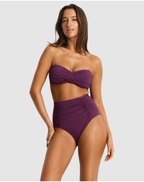 Sea Level Australia - Essentials Edit Super High Waist Bikini Bottoms