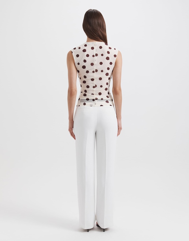 SABA - Dolcetto Rouched Mesh Top