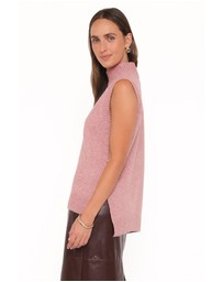 Petal & Pup - Freydis Side Button Sweater Top - Rose