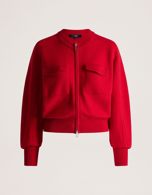 SABA - Amaya Boiled Wool Bomber