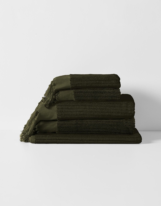 Aura Home - Paros Rib Bath Towel Set