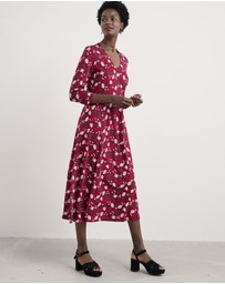 Seasalt - Seasalt Cornwall Red 3/4 Nancy Dress