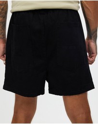 Surrounded By Ghosts - The Natron Denim Drawstring Shorts