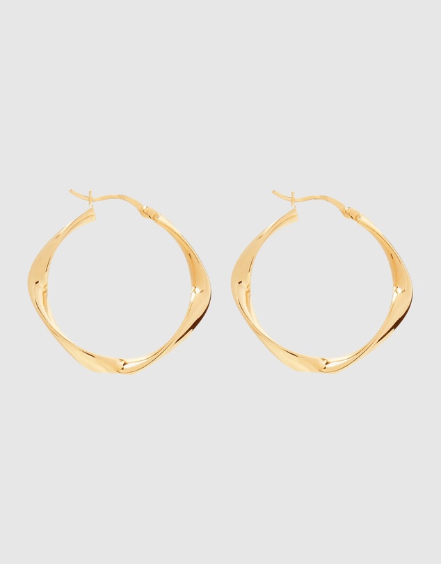 Najo - Garden of Eden Yellow Gold Hoop Earring
