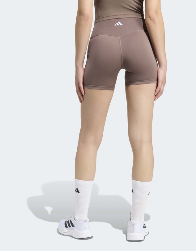 adidas Performance - 3 Stripes Studio All Me Booty Short Leggings Womens