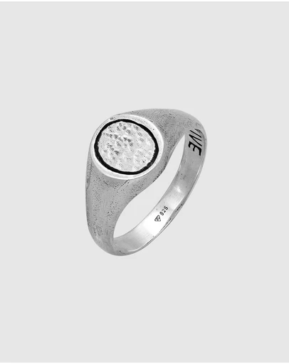 Haze & Glory - ICONIC EXCLUSIVE - Everyday Signet Ring in 925 Silver