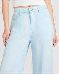 GUESS - High-Rise Bellflower Wide Leg Pants