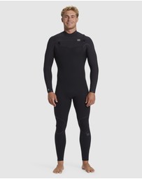 Billabong - Mens 3/2mm Furnace Natural Chest Zip Steamer Wetsuit