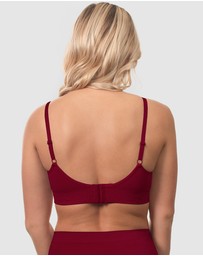 B Free Intimate Apparel - Wire-free Bamboo Padded Bra (B-C-D-DD-E-F-G-H) Cup