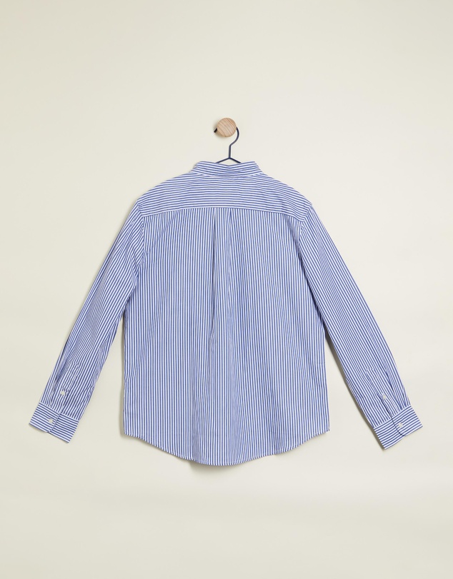 Polo Ralph Lauren - Striped Cotton Poplin Shirt - Teens - ICONIC EXCLUSIVE
