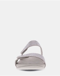 Mia Vita - Avoca Slide Sandal - Silver Rhinestone