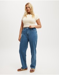 Cotton On - Curvy Stretch Straight Jeans