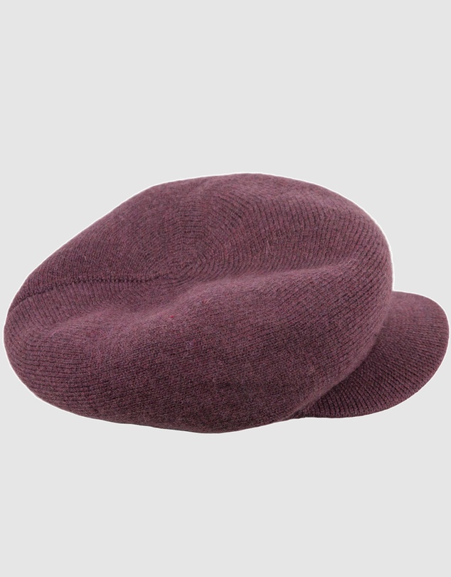 Max Alexander - European Made Plum Wool Beret Cap