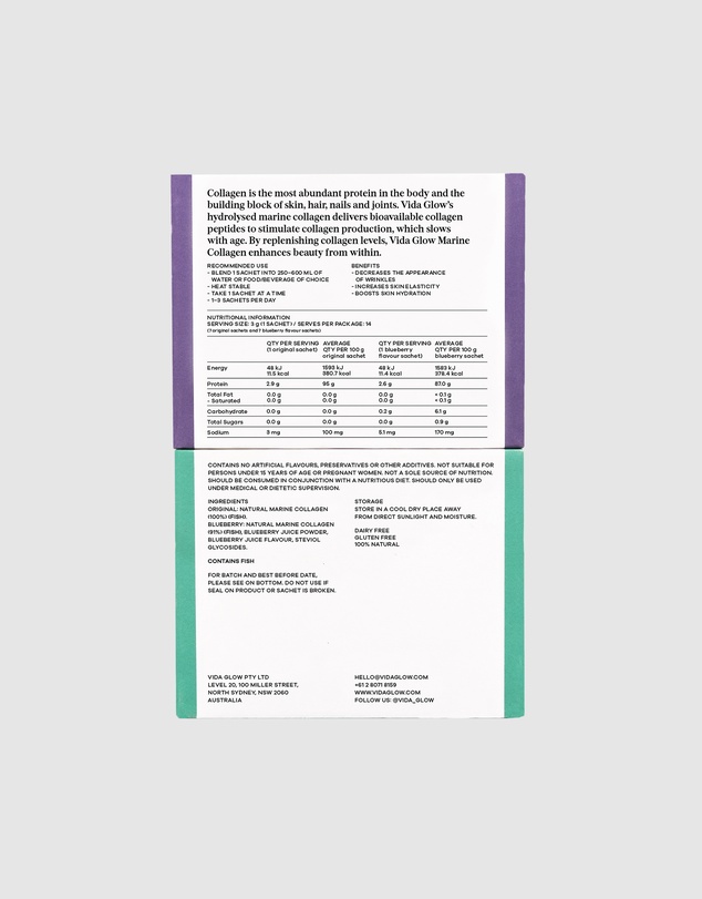 Vida Glow - Mixed Natural Marine Collagen Trial Pack