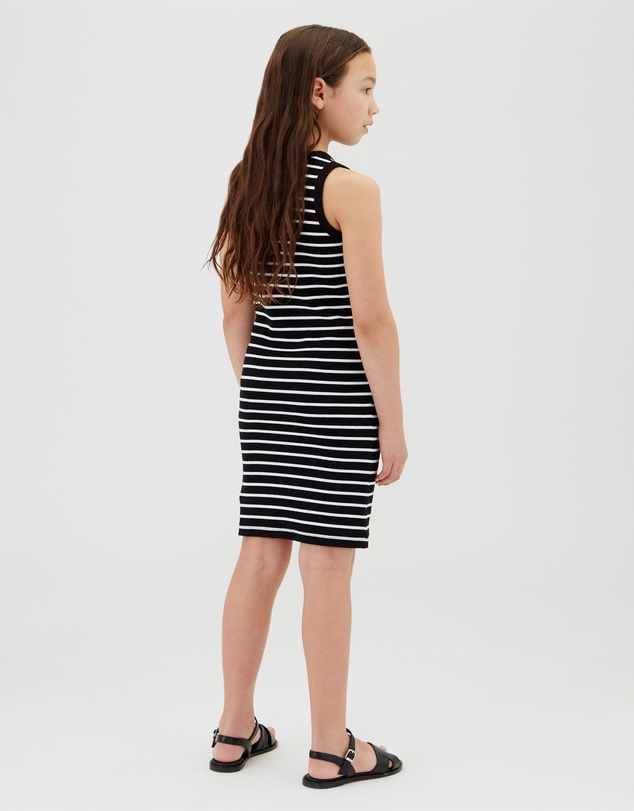 Calvin Klein Jeans - Girls Ribbed Stripe Tank Dress