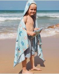 Sky Gazer - Sand Free Towel Hooded Towel- Marley