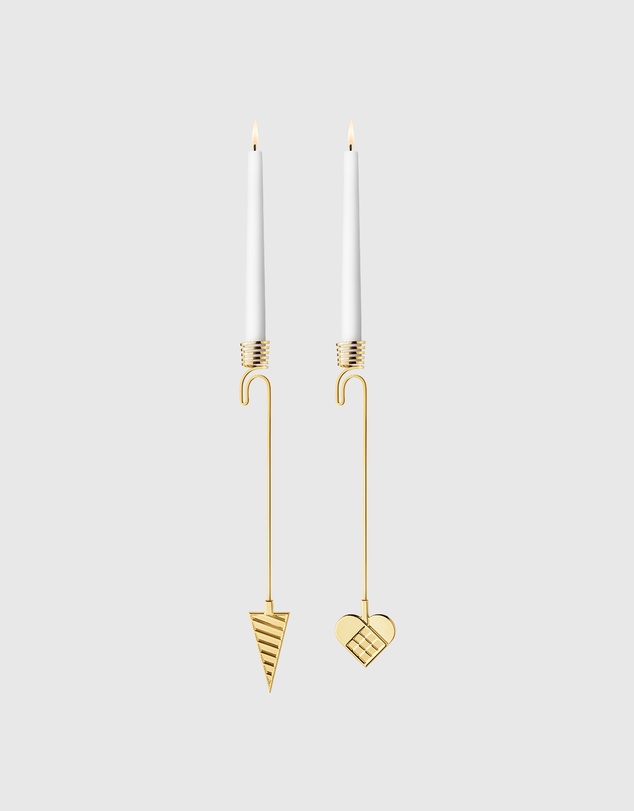Georg Jensen - 2025 Candleholder Set, Gold