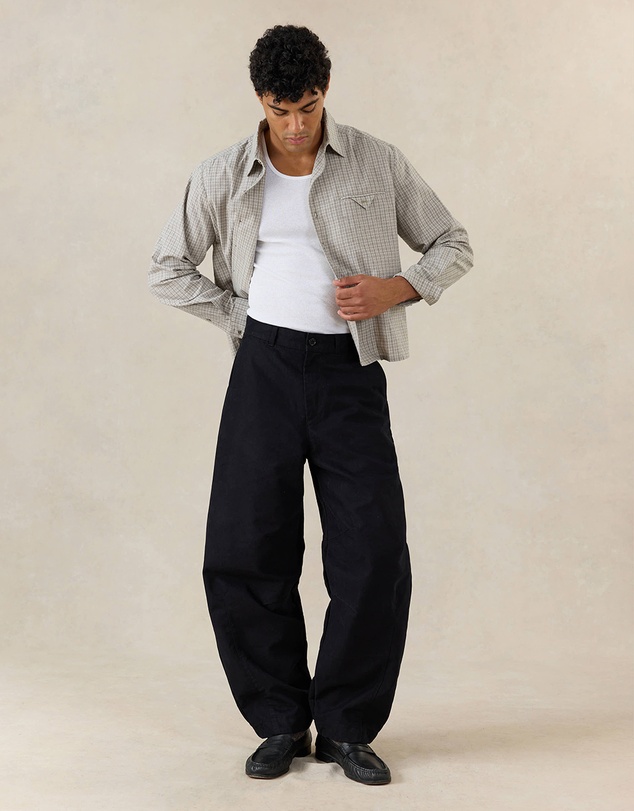Percival - Milo Relaxed Barrell Leg Trousers