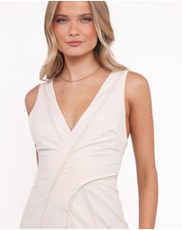 Petal & Pup - Saffron Midi Dress - Ivory